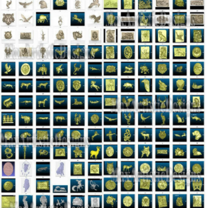 400+ modelli stl 3d animali mammiferi e altri collezione per router cnc artcam aspire download stampante 3d