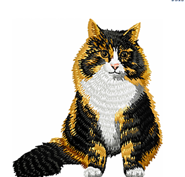 diseños de bordado - más de 80 diseños de bordado de gatos - formatos pes dst jef