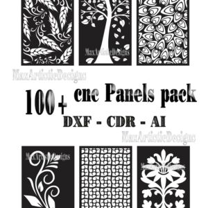 110+ dxf cdr tree panels roses/frames for plasma laser/router cut files tested cnc
