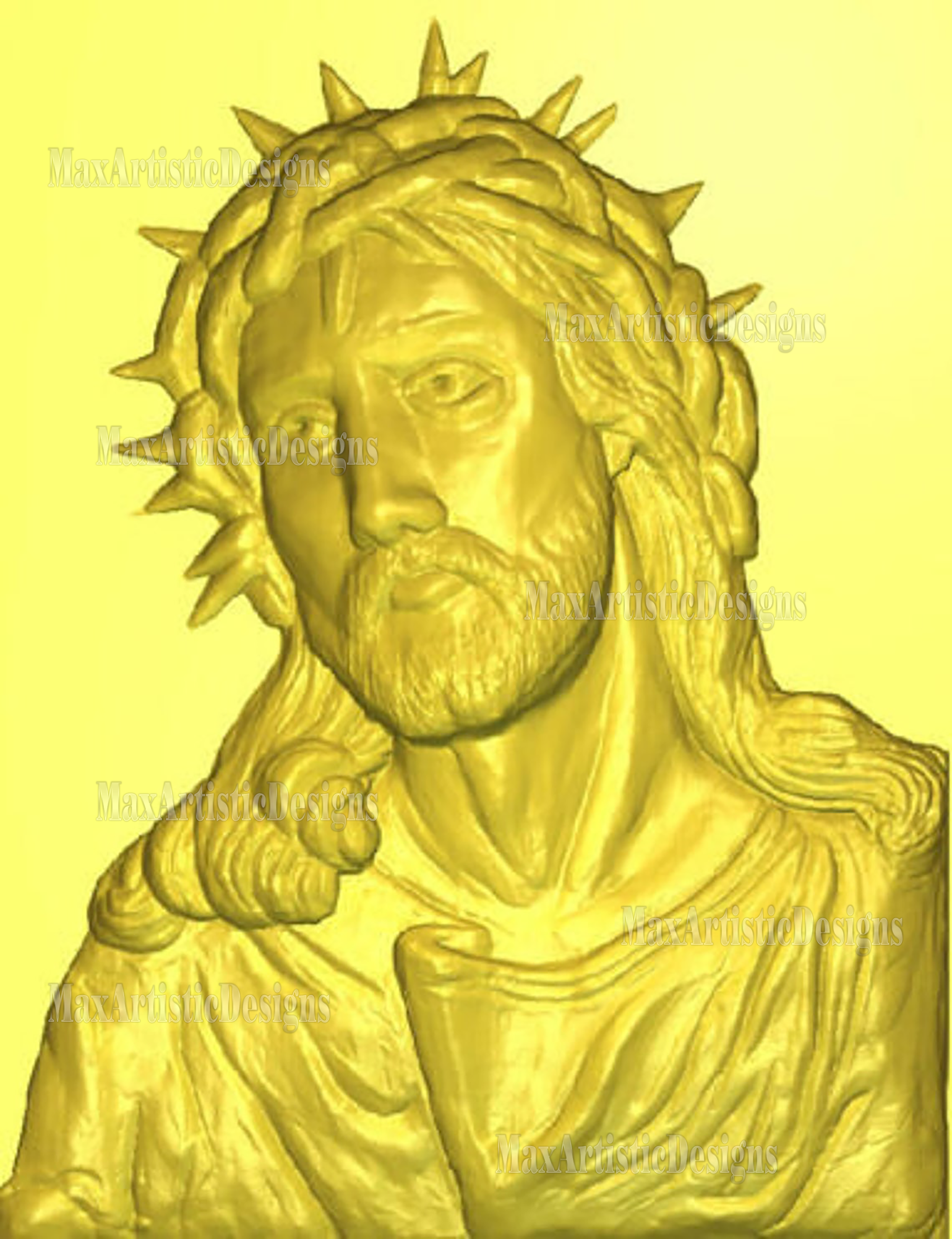 religious vectors christ 4 pieces 3d stl models for cnc router printer artcam aspire