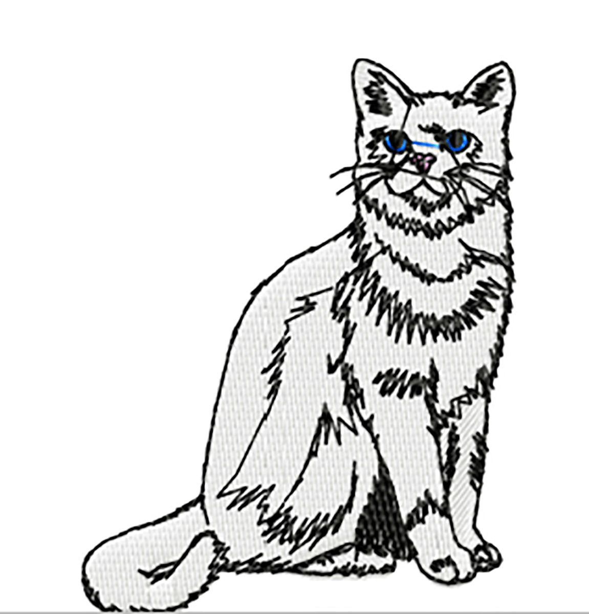 diseños de bordado – más de 80 diseños de bordado de gatos – formatos pes dst jef