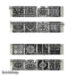 60 cnc vector plantas árboles deco art paneles archivos dxf para enrutador de plasma, descarga digital de máquina de corte láser