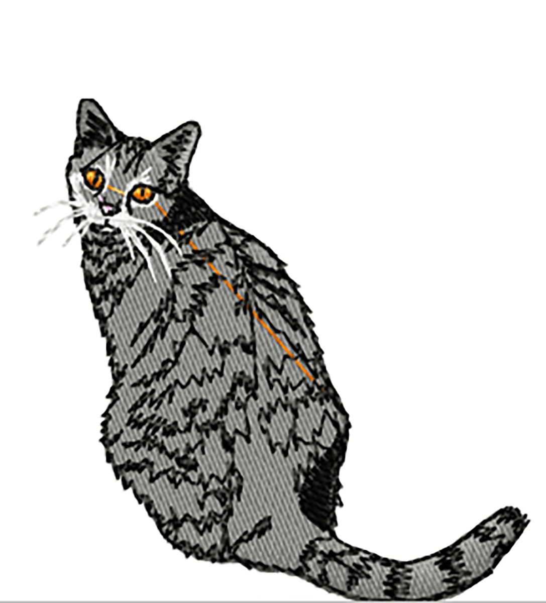 motifs de broderie – 80 + motifs de broderie de chats – pes dst jef formats