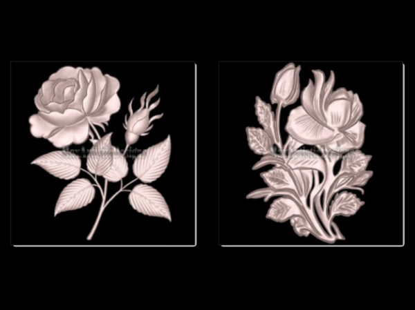 17+ modèles 3d de roses et de fleurs pour relief stl, routeur cnc, aspire, téléchargement numérique d'imprimante 3d