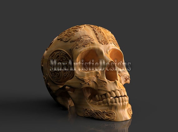 2 crânes viking/anciens fichiers 3d stl de l'anatomie humaine morte pour les imprimantes 3d